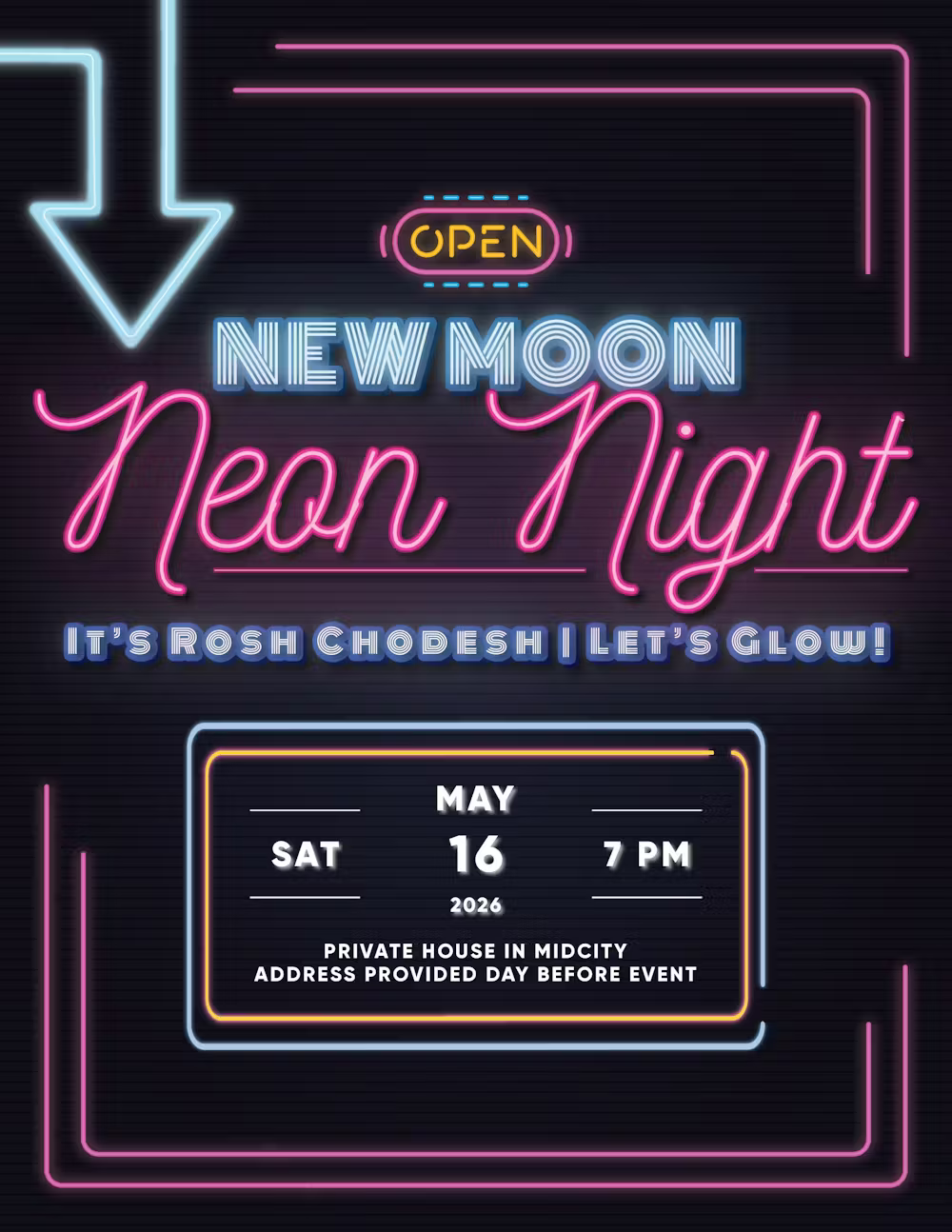 New Moon Neon Night