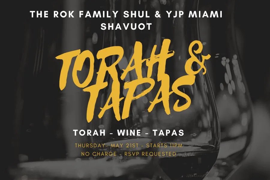 Shavuot Torah & Tapas