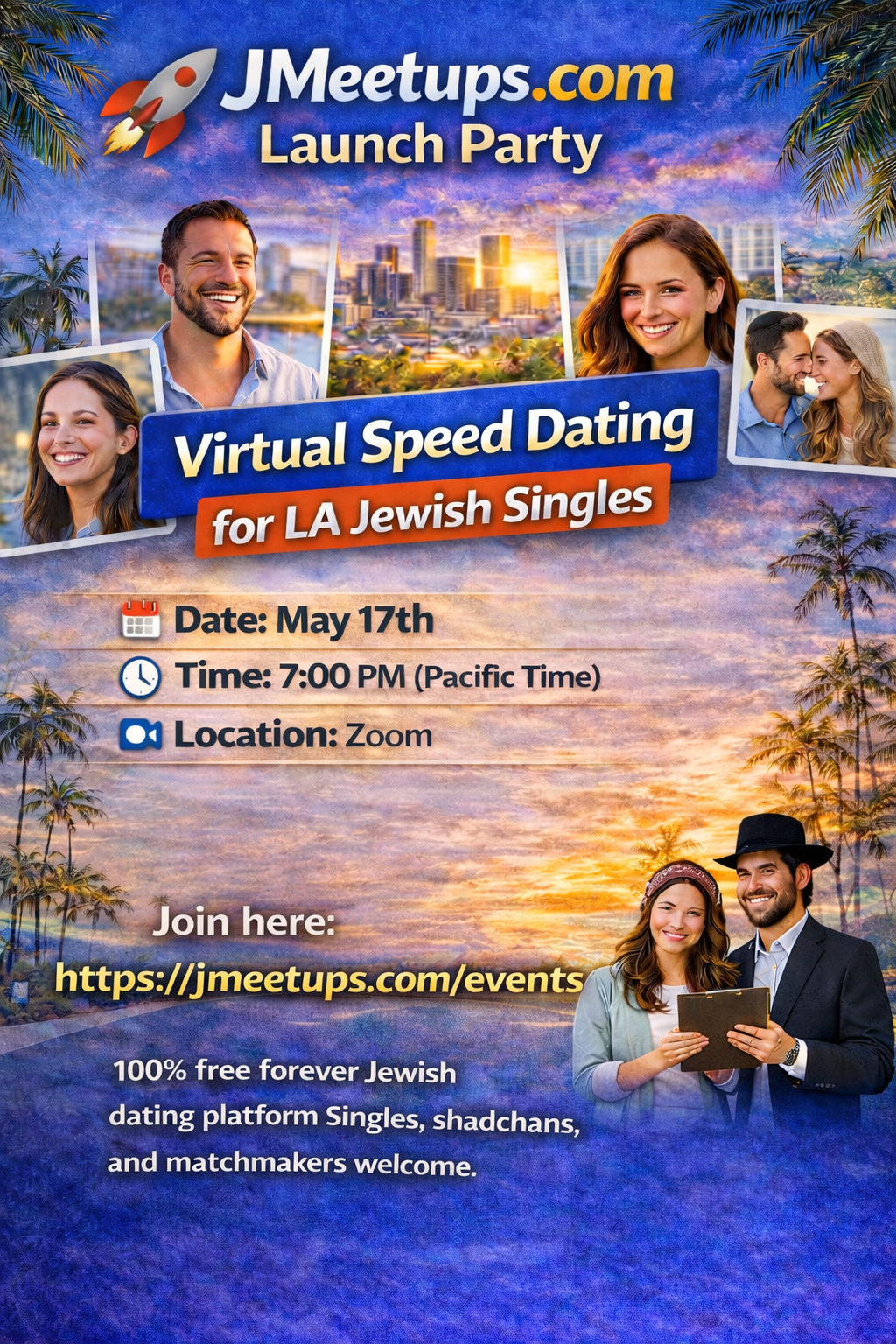 JMeetups.com Launch Party - Virtual Speed Dating for LA Jewish Singles