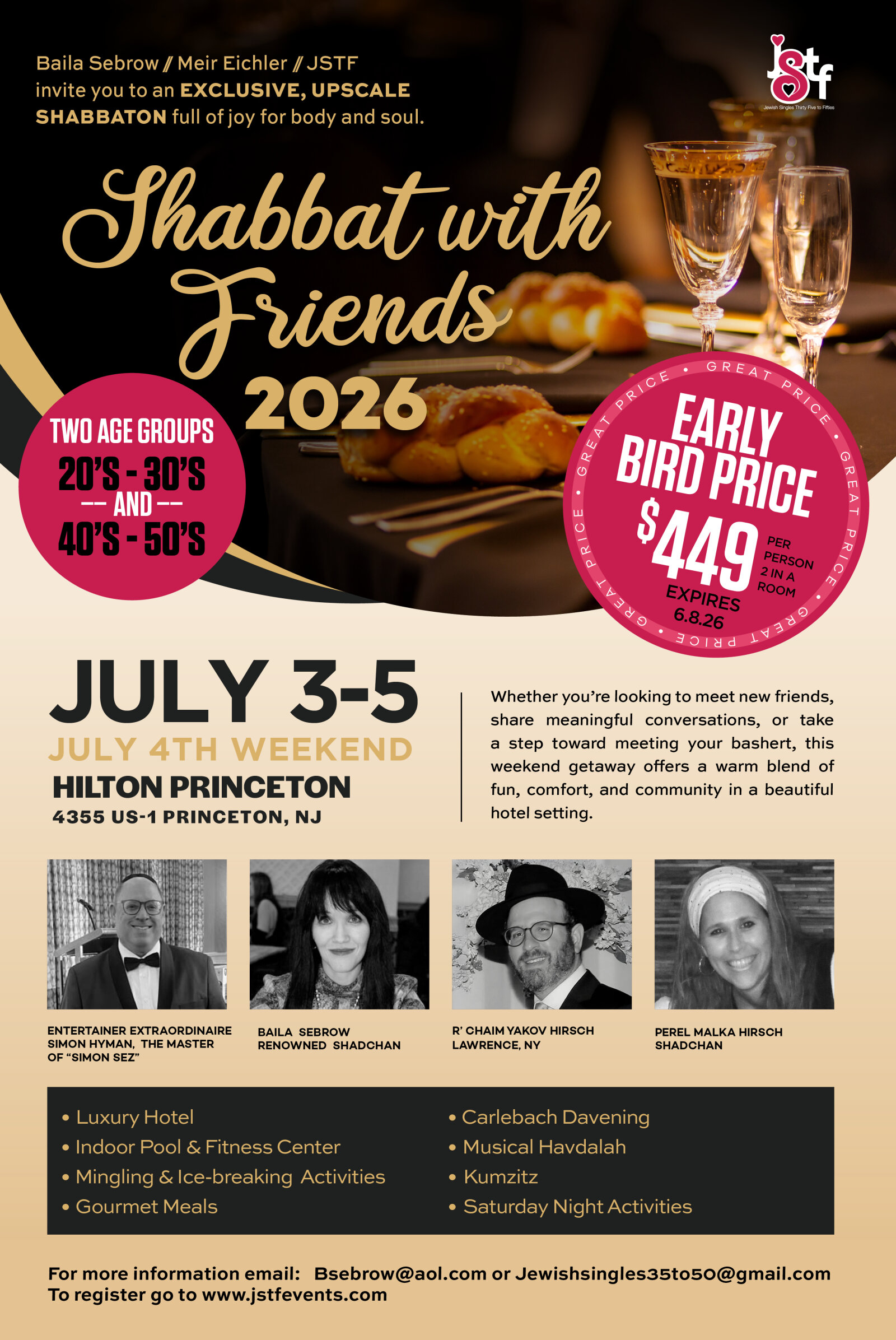 Luxurious July 4th Weekend For Jewish Singles